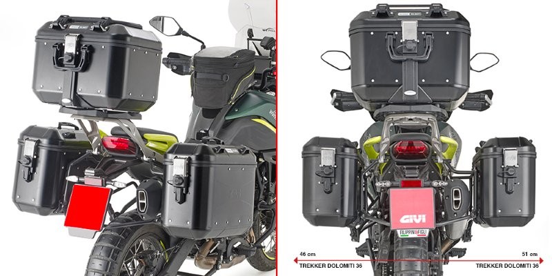 Givi PL8717 Monokey Zijkofferrek BENELLI TRK 702 vanaf 2023