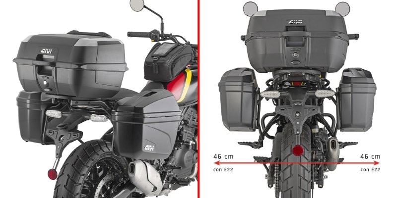 Givi PL9061 Monokey Zijkofferrek Royal Enfield Guerrilla 450 vanaf 2024