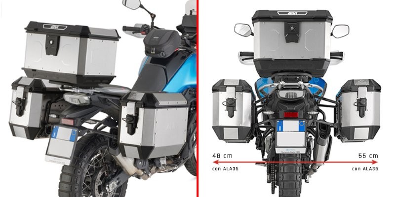 Givi PL9226 Monokey Zijkofferrek CF MOTO 450 Mt vanaf 2024