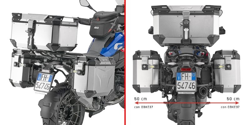Givi PLO5143CAM Zijkofferrek Trekker Outback Bmw R1300Gs vanaf 2024