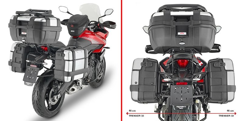 Givi PLO6421MK Monokey Zijkofferrek TRIUMPH TIGER SPORT 660 vanaf 2022