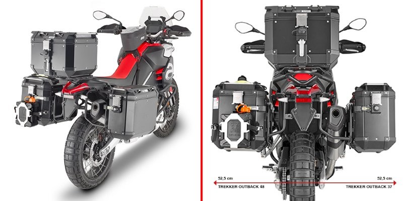 Givi PLO6710CAM Zijkofferrek Trekker Outback APRILIA TUAREG 660 vanaf 2021