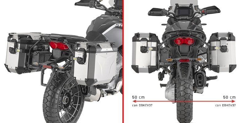 Givi PLO8208CAM Zijkofferrek Trekker Outback Moto Guzzi Stelvio vanaf 2024