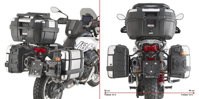 Givi PLO8209MK Pannier Holder Moto Guzzi V85 TT vanaf 2024