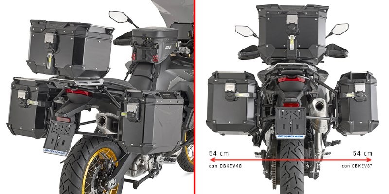 Givi PLO9260CAM Zijkofferrek Trekker Outback Voge Valico 900 Dsx vanaf 2024