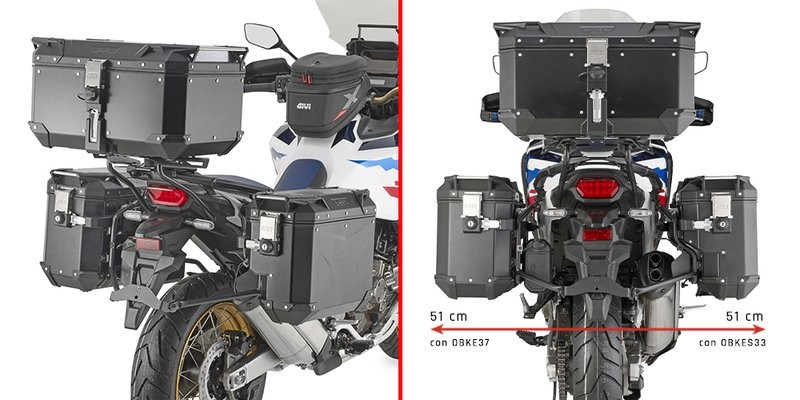 Givi PLOS1178CAM Zijkofferrek Trekker Outback Evo Honda Crf1100L Africa Twin vanaf 2020 t/m 2023