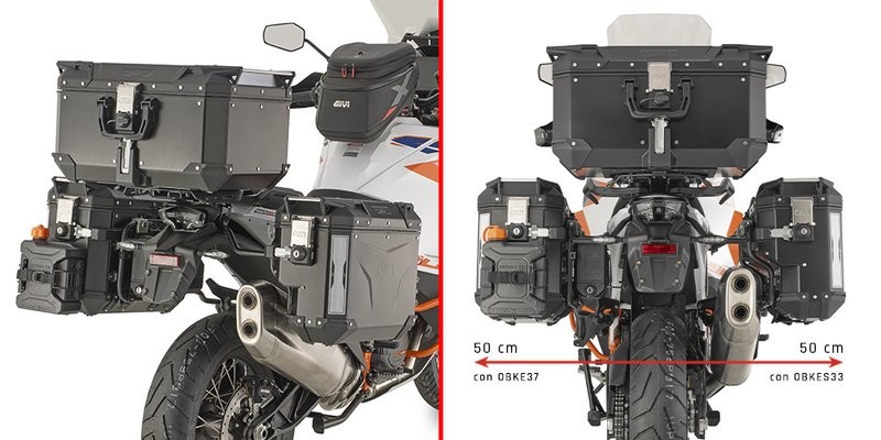 Givi PLOS7713CAM Zijkofferrek Trekker Outback Evo KTM 1290 Super Adventure R vanaf 2021 t/m 2024