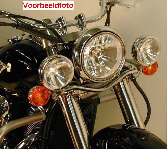 Hepco & Becker Custom Twinlight Set chroom voor Suzuki C800 Intruder tot 2008