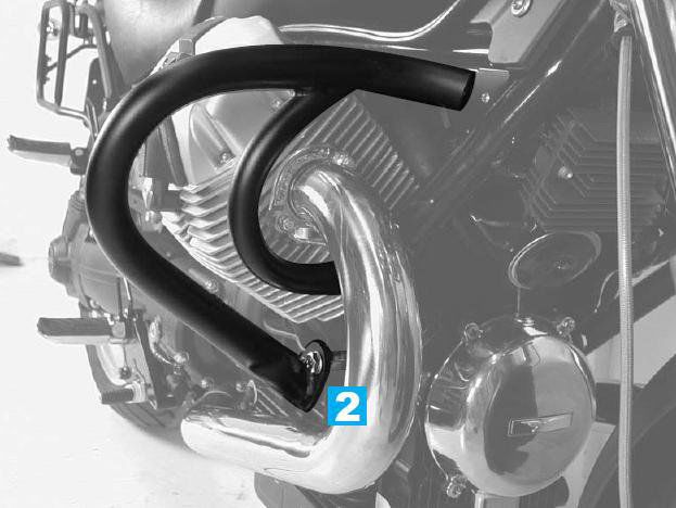 Hepco&Becker Valbeugel chroom voor Moto Guzzi C940 Bellagio vanaf 2007/Aquila Nera vanaf 2006