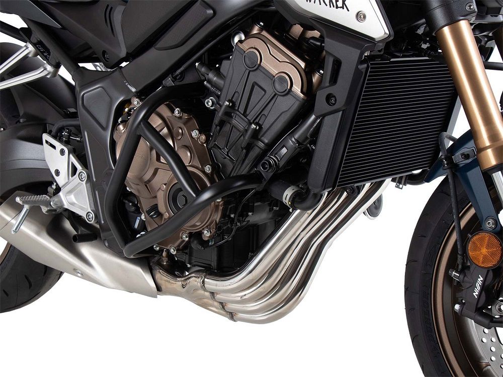 Hepco&Becker Valbeugel zwart model Solid voor Honda CB650R vanaf 2019 tot 2020