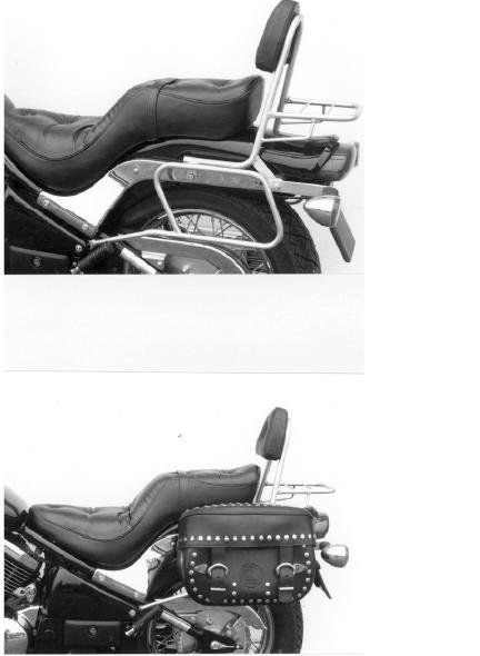 Hepco&Becker Tassendragers standaard chroom voor Kawasaki VN800 CLASSIC
