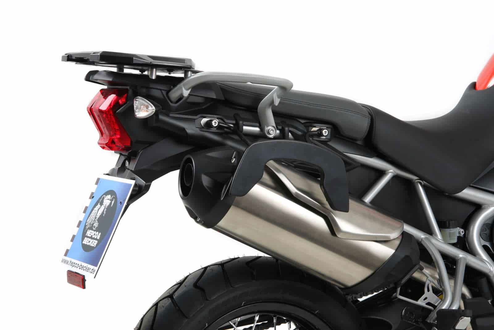 Hepco & Becker C-Bow tassendrager set zwart voor Triumph TIGER 800 / XC vanaf 2011 tot 2014