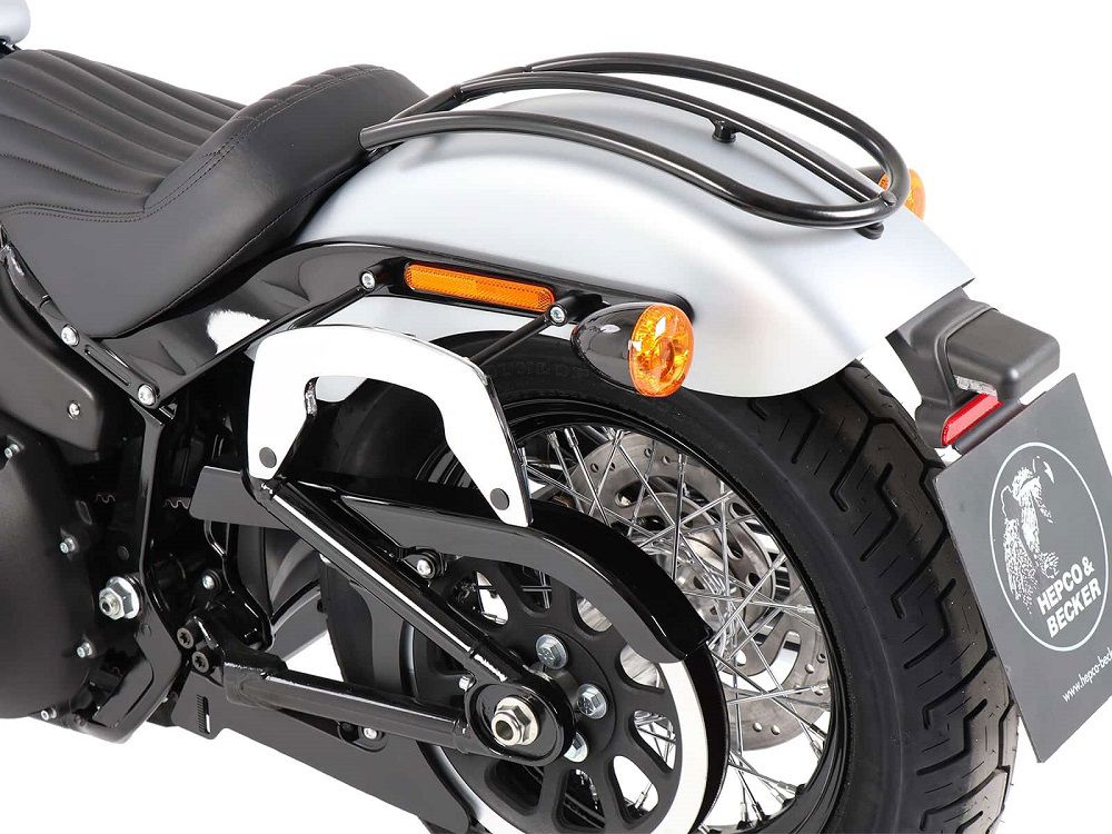 Hepco & Becker C-Bow tassendrager set chroom voor Harley Davidson Softail Standard vanaf 2020