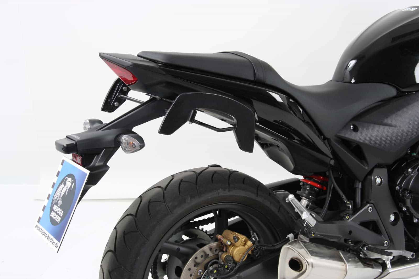 Hepco & Becker C-Bow tassendrager set zwart voor Honda CBR600F vanaf 2011 tot 2013