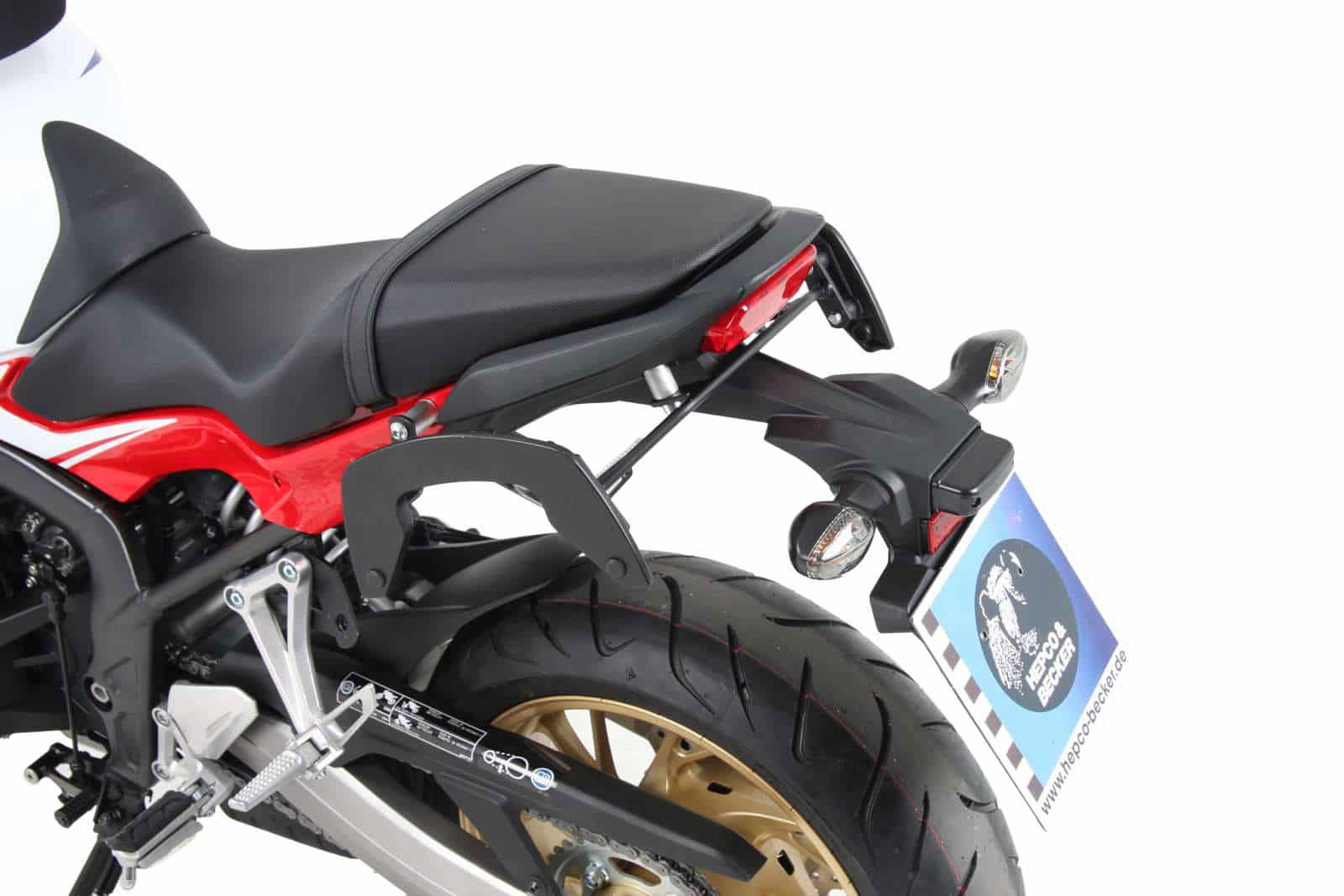Hepco & Becker C-Bow tassendrager set zwart voor Honda CBR650F vanaf 2014 tot 2018
