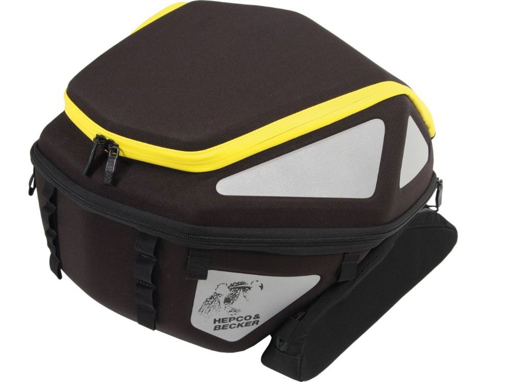 Hepco&Becker Rear bag Royster geel inclusief BASIC adapter