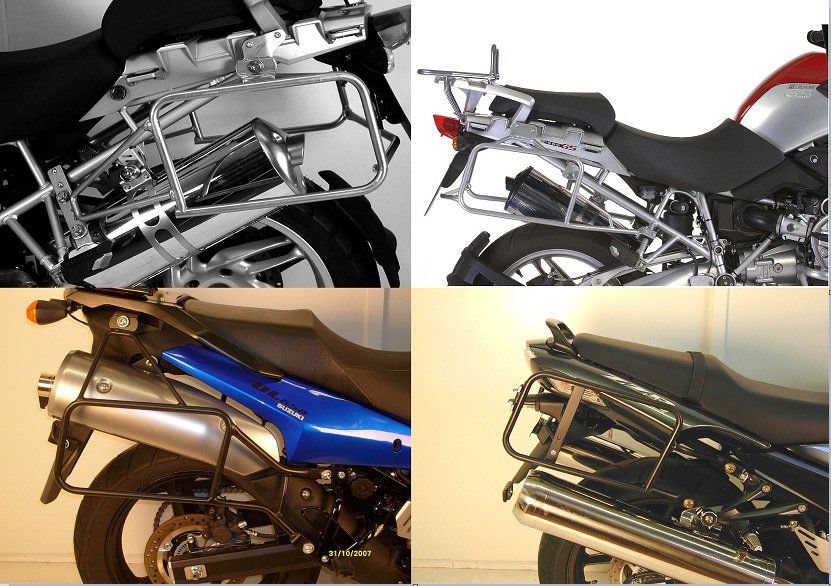 Hepco & Becker Topdrager zwart voor Suzuki GSX 750F vanaf 1998 tot 2002