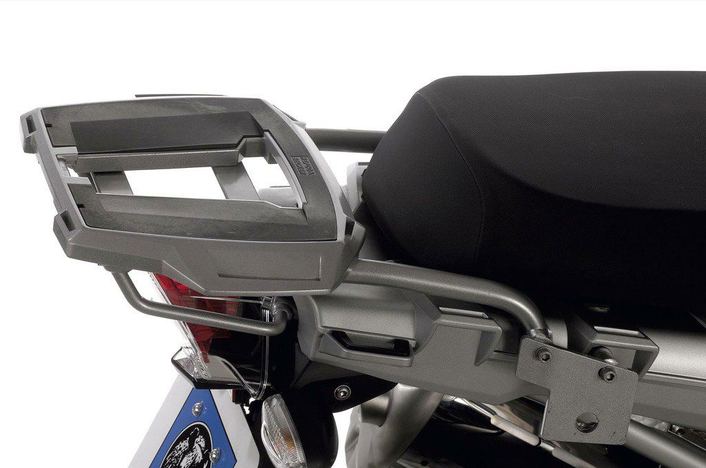 Hepco&Becker Topdrager Alurack zwart voor BMW R1200GS vanaf 2008 tot 2012
