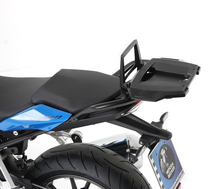 Hepco&Becker Topdrager Alurack zwart voor BMW R1200RS vanaf 2015 tot 2018 (montage op origineel rek)