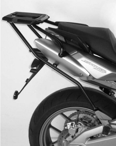 Hepco&Becker Topdrager Alurack zwart voor Aprilia SL750 Shiver tot 2009 en GT tot 2009