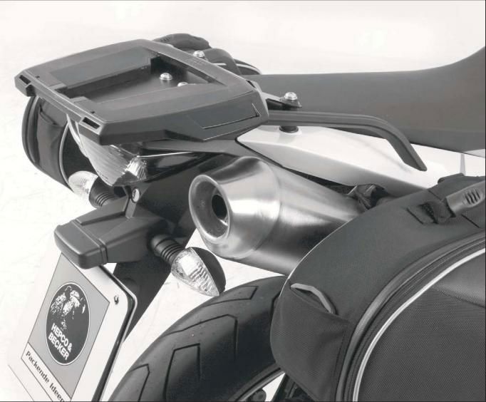 Hepco&Becker Topdrager Alurack zwart voor KTM 990 Supermoto/ R