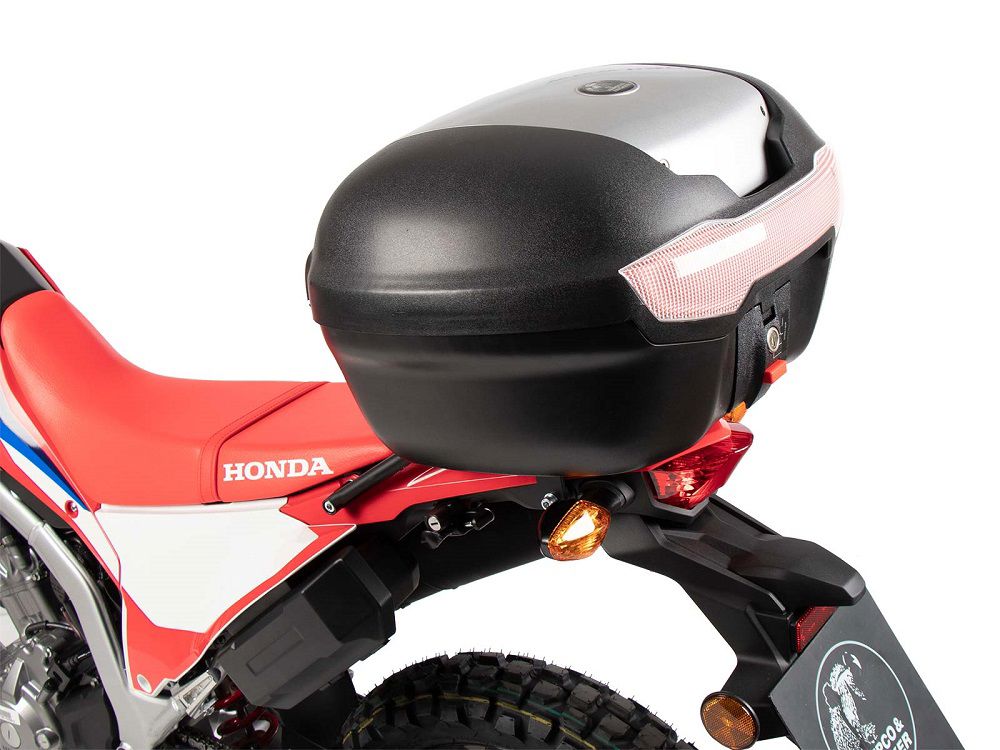 Hepco&Becker Topkofferset rek+TC40 topkoffer zilvere deksel voor Honda CRF300 Rally vanaf 2021