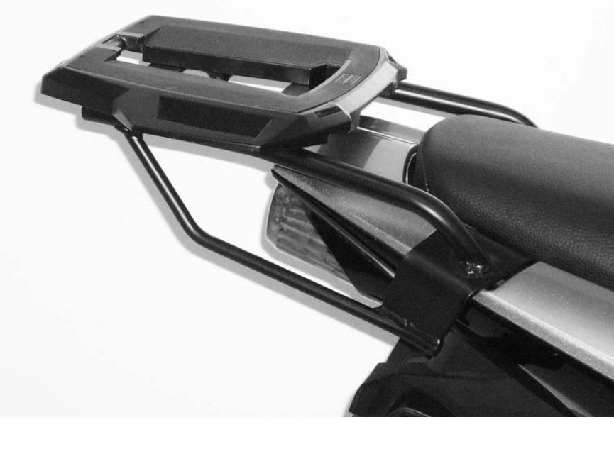 Hepco&Becker Topdrager Alurack zwart voor Honda CBF125 vanaf 200914 UVK
