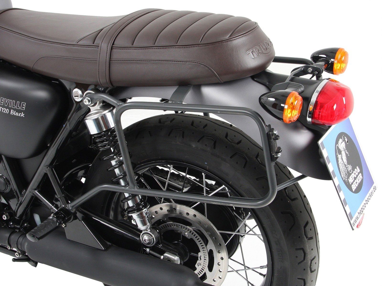 Hepco & Becker Kofferrek chroom Triumph Bonneville T100/ Black vanaf 2017