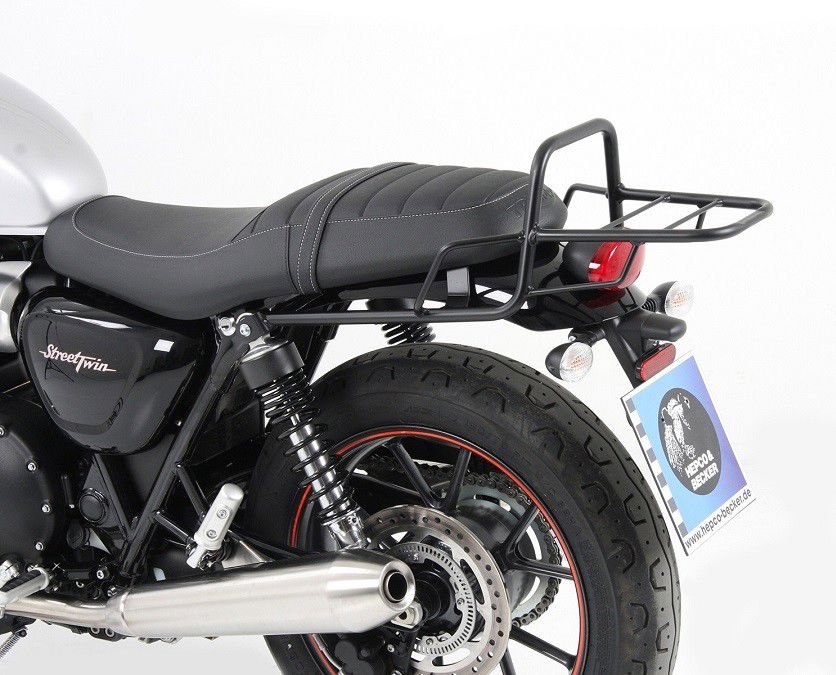 Hepco&Becker Topdrager ''Tube Rack'' zwart voor Triumph Street Twin / Speed Twin