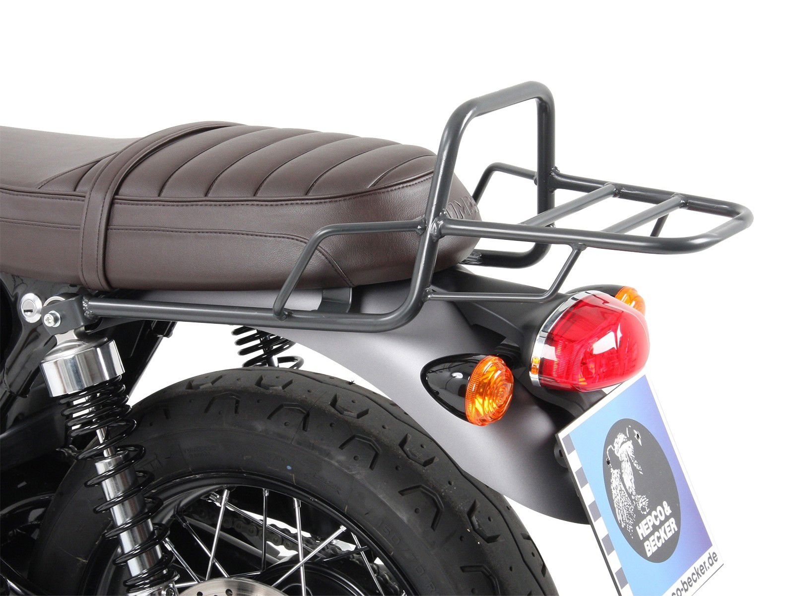 Hepco&Becker Topdrager chroom voor Triumph Bonneville T100/ Black vanaf 2017