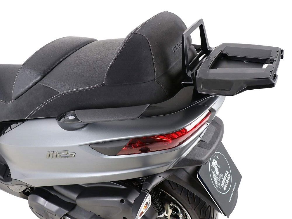 Hepco&Becker Topdrager Alurack zwart voor Piaggio MP3 350 vanaf 2018 tot 2022