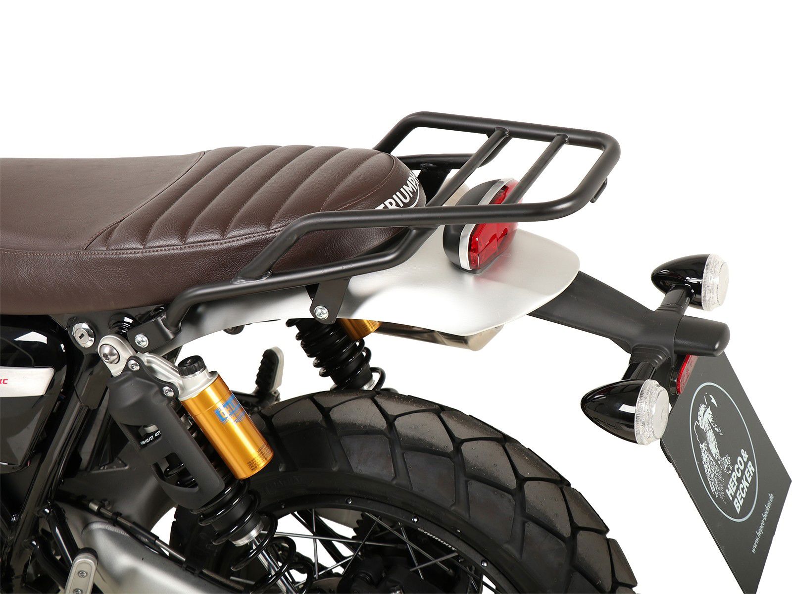 Hepco&Becker Topdrager zwart voor Triumph Scrambler 1200 XC vanaf 2019