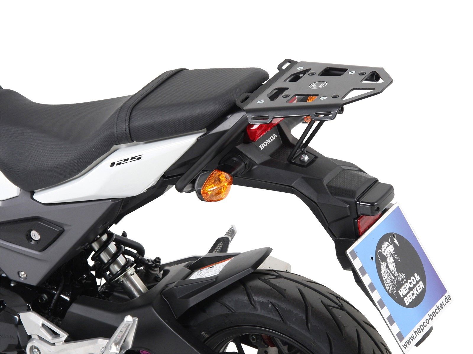 Hepco&Becker Topdrager Minirack zwart voor Honda MSX125 vanaf 2016 tot 2020