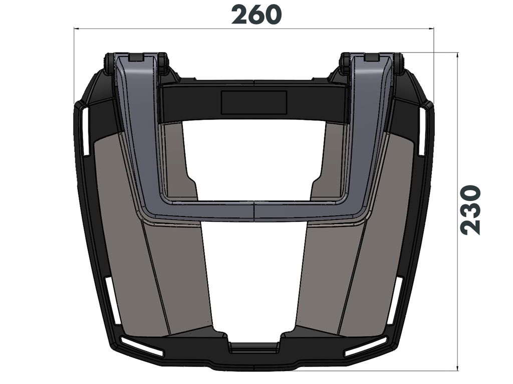 Hepco&Becker Topdrager Easyrack zwart voor BMW S1000XR vanaf 2020 (op orig. drager)