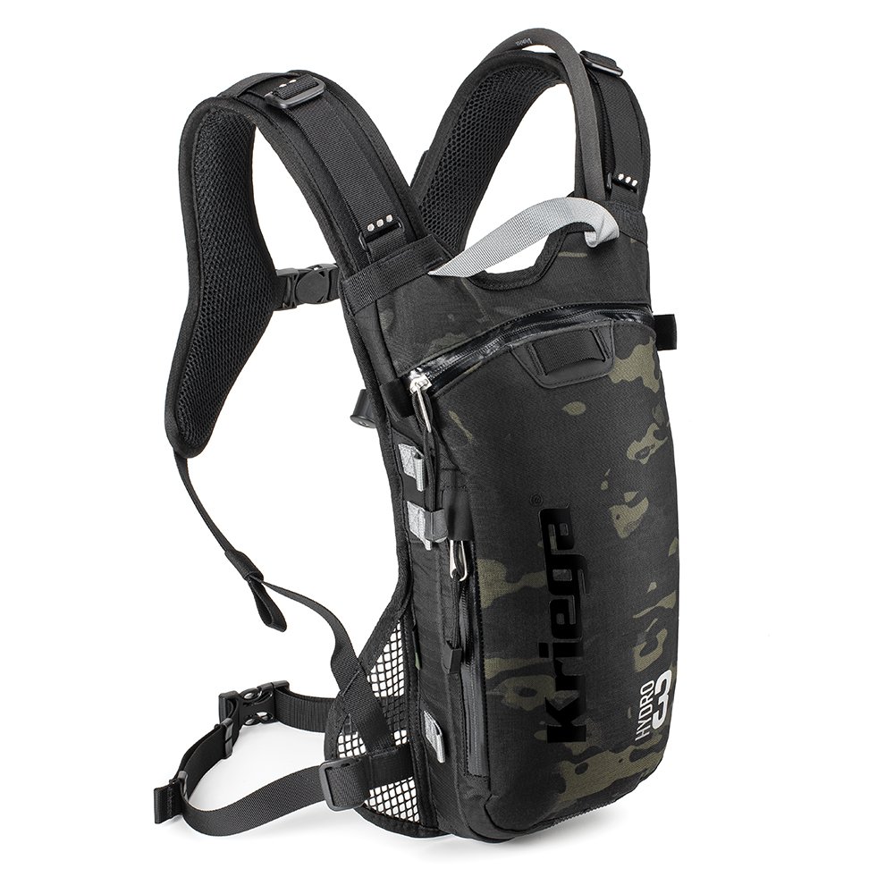 Kriega HYDRO-3 Rugtas Camo/Zwart