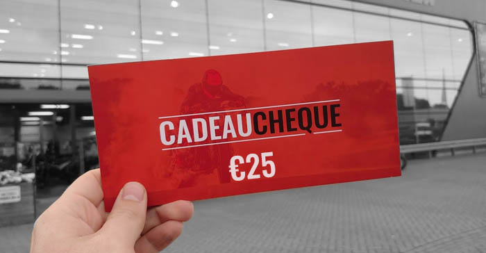 Cadeaubon 25 euro voor Motorcorner & Motorcenter Venlo