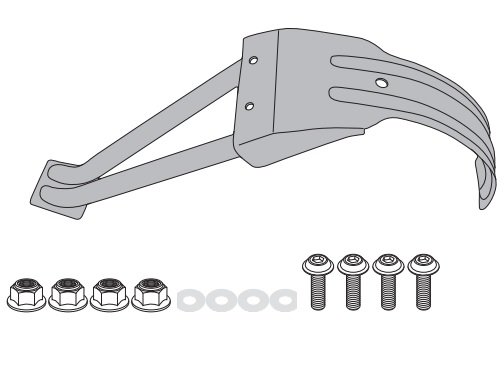 Givi RM1121KIT bevestigingskit voor spatbord  RM01 en RM02 Honda CB 500 X