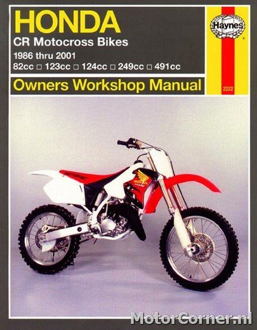 Werkplaatsboek Haynes Honda CR Motocross Bikes (86-01)