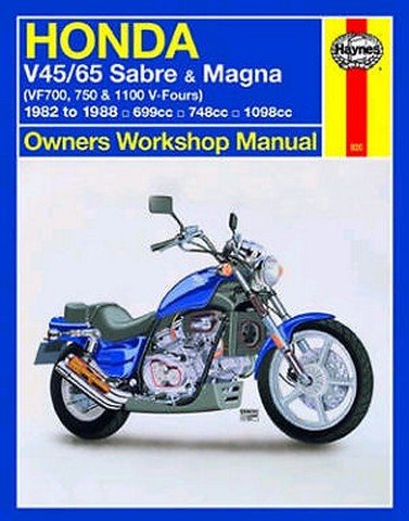 Werkplaatsboek Haynes Honda V45/65 Sabre en Magna (82-88)