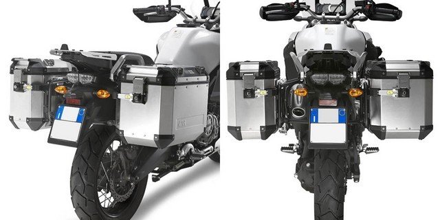 Zijkofferrek Yamaha XT1200Z SUPER TENERE van GIVI voor Trekker Outback koffer