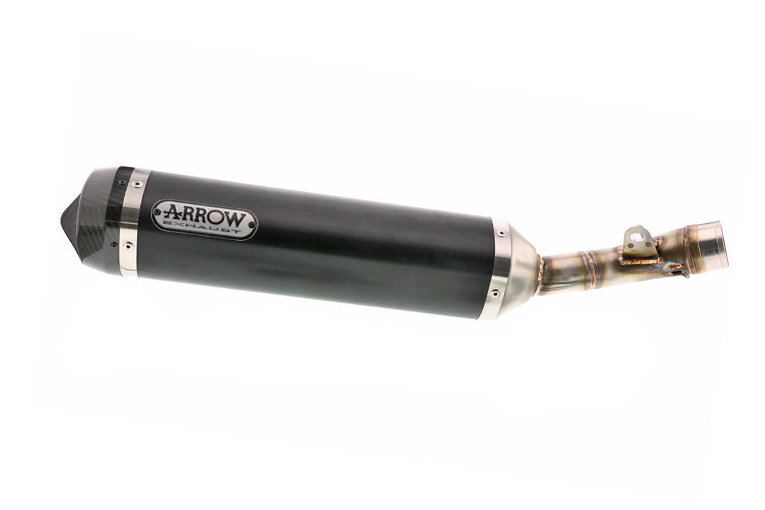 ARROW Dark Thunder motorfiets uitlaat voor Yamaha MT125 vanaf 2014