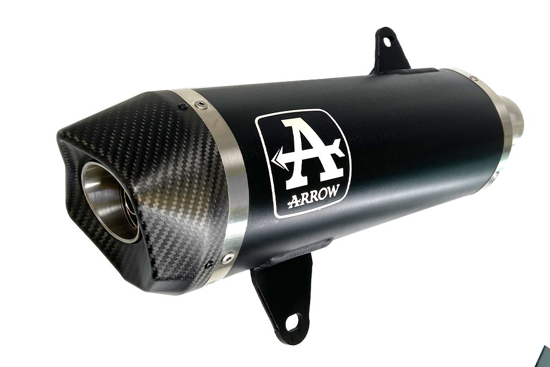 ARROW DARK Urban motorfiets uitlaat voor Yamaha X-Max 300 vanaf 2021