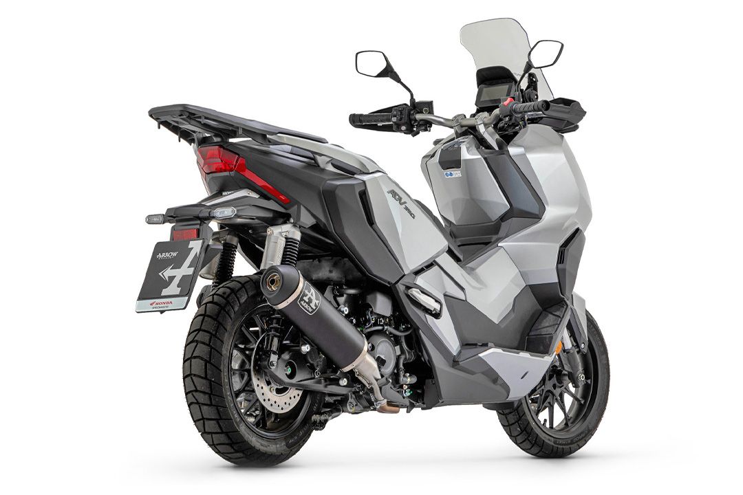 ARROW DARK Urban motorfiets uitlaat voor Honda ADV 350 vanaf 2022