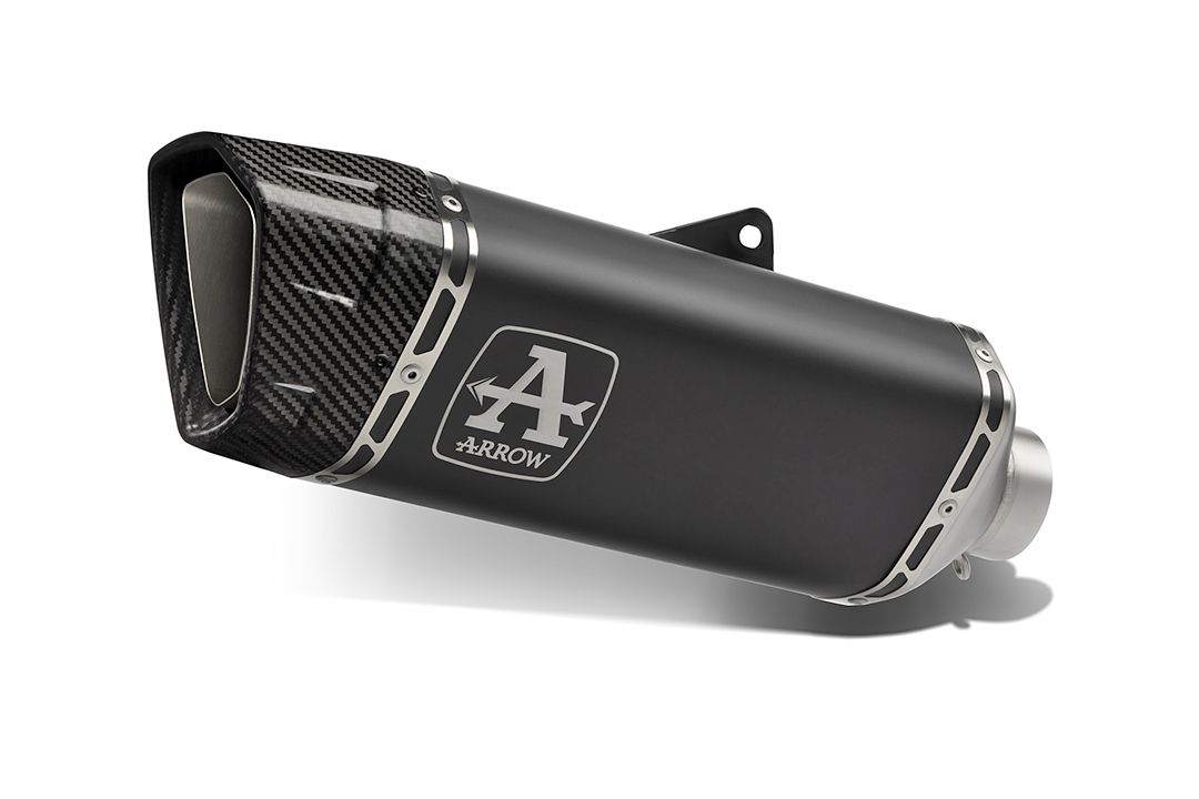 ARROW PISTA DARK motorfiets uitlaat voor Aprilia RSV4 1100 Factory vanaf 2021