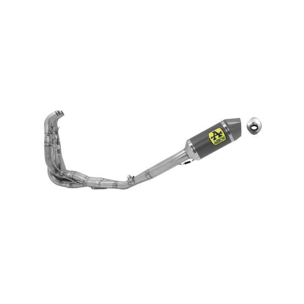 ARROW COMPETITION Compleet motorfiets uitlaatsysteem met RACE TECH einddemper voor Kwawasaki ZX6R en ZX600R vanaf 2009