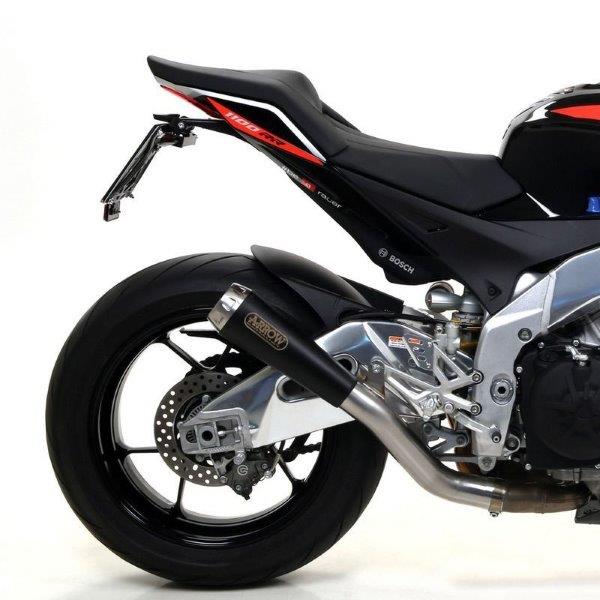 ARROW Dark Pro Race motorfiets uitlaat voor Aprilia Tuono V4 vanaf 2017