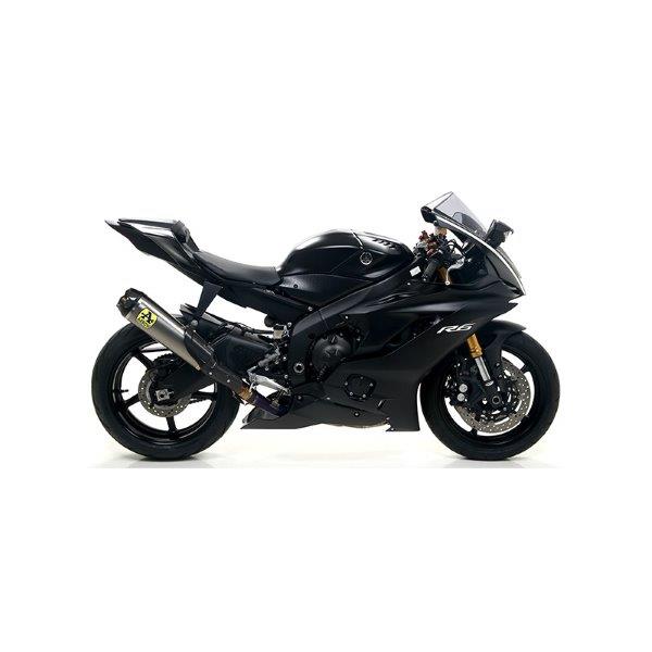 ARROW COMPETITION WSS Replica Compleet uitlaatsysteem met RVS spruitstuk voor Yamaha YZF-R6 vanaf 2017 tot 2021