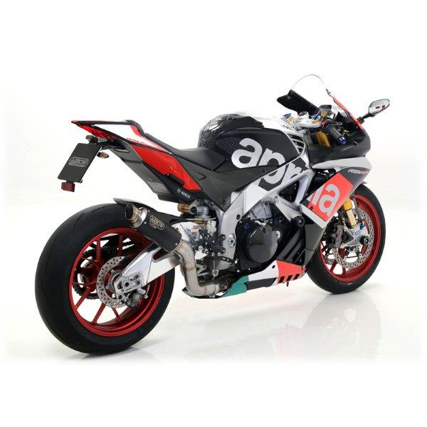 ARROW DARK GP2 motorfietsuitlaat voor Aprilia RSV4RR / RF vanaf 2015