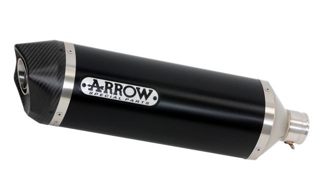 ARROW Dark RACE TECH motorfiets uitlaat voor Honda Crossrunner 800 vanaf 2015