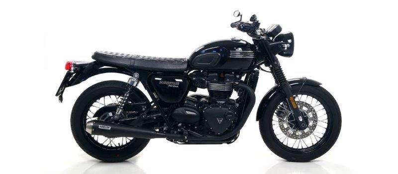 ARROW Dark Pro Race motorfiets uitlaat voor Triumph Bonneville T120 vanaf 20